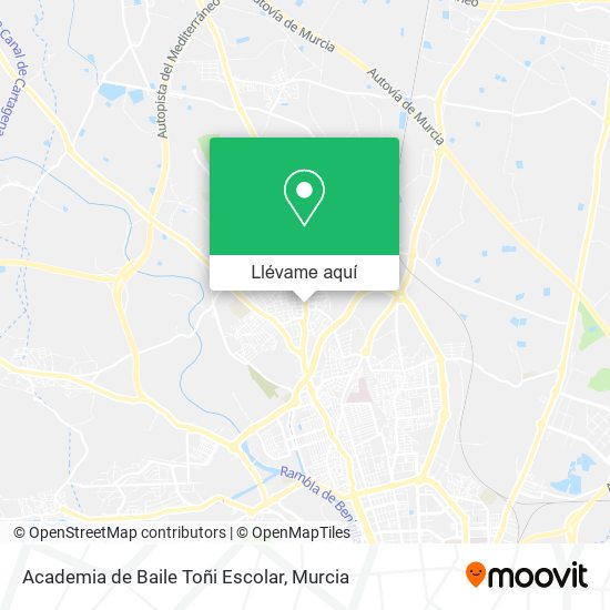 Mapa Academia de Baile Toñi Escolar