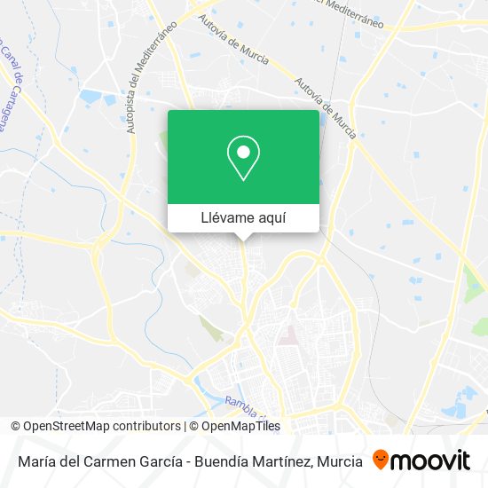 Mapa María del Carmen García - Buendía Martínez
