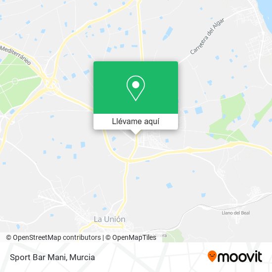 Mapa Sport Bar Mani