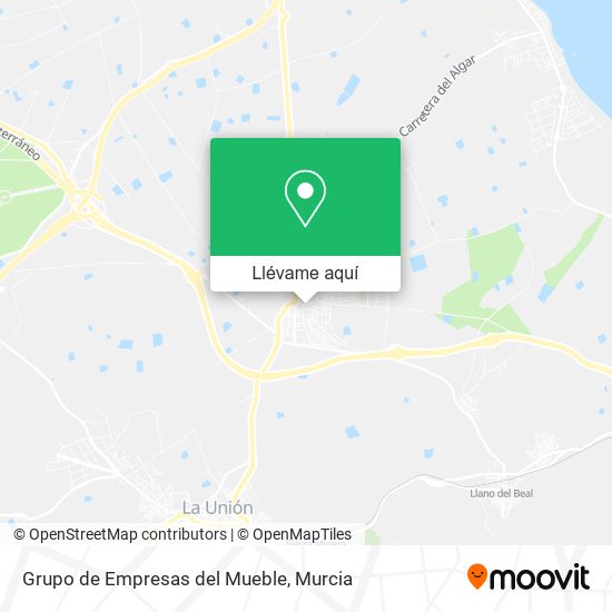 Mapa Grupo de Empresas del Mueble
