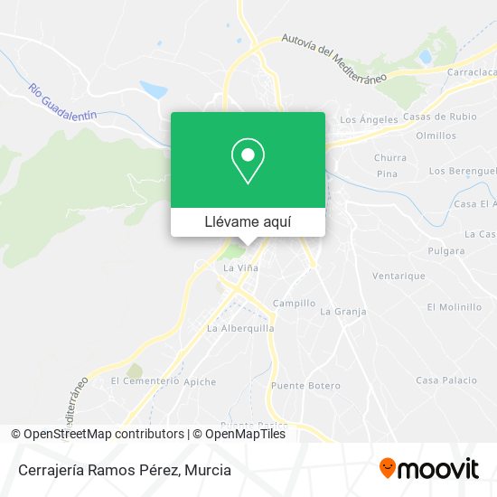 Mapa Cerrajería Ramos Pérez