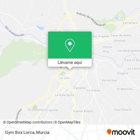 Mapa Gym Box Lorca