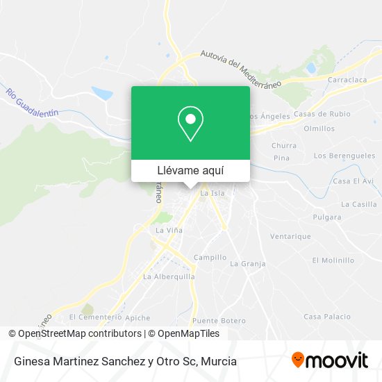 Mapa Ginesa Martinez Sanchez y Otro Sc