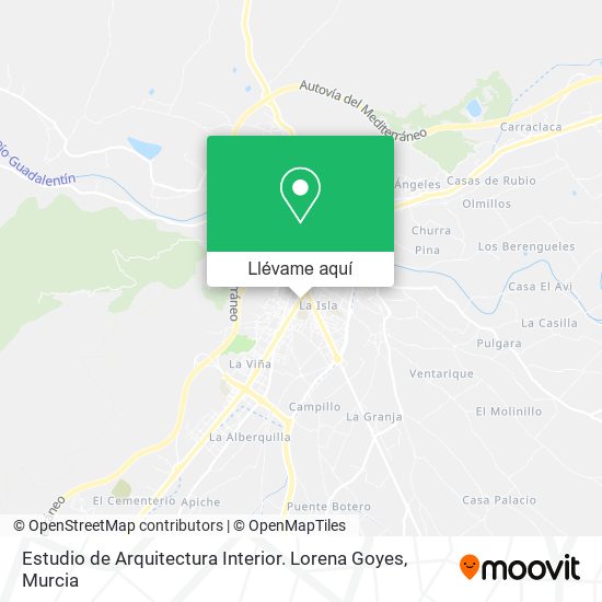 Mapa Estudio de Arquitectura Interior. Lorena Goyes
