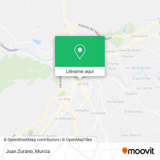 Mapa Juan Zurano