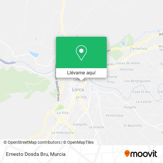 Mapa Ernesto Dosda Bru