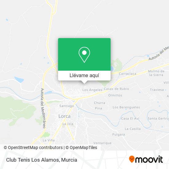 Mapa Club Tenis Los Alamos
