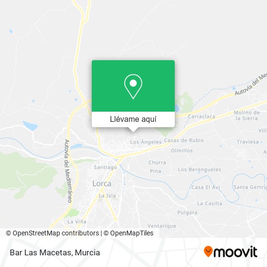 Mapa Bar Las Macetas