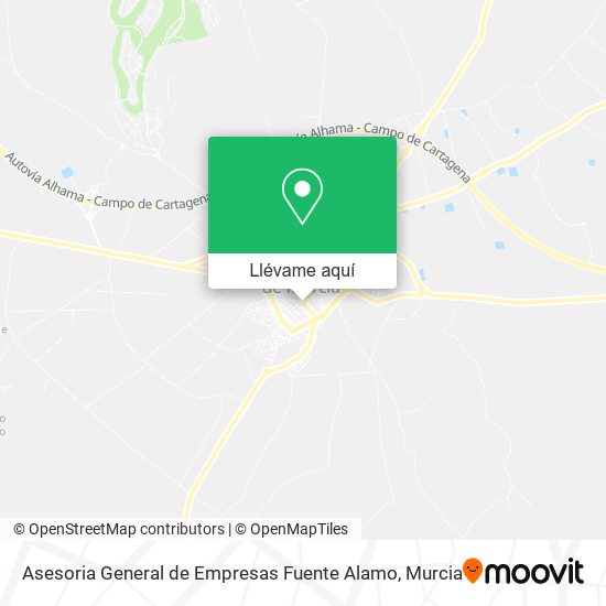 Mapa Asesoria General de Empresas Fuente Alamo