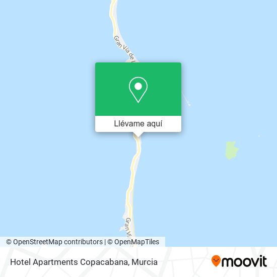 Mapa Hotel Apartments Copacabana