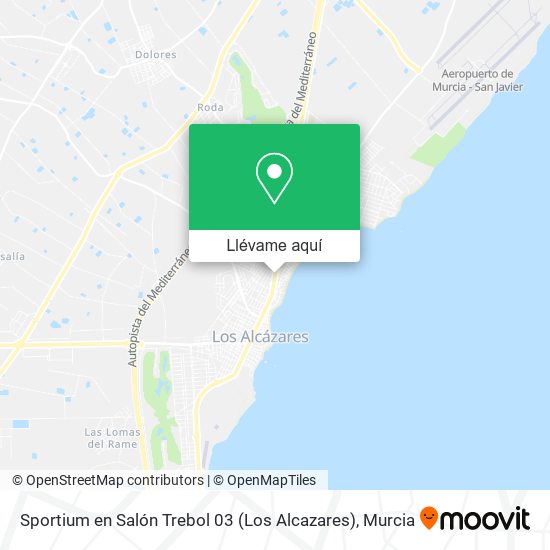 Mapa Sportium en Salón Trebol 03 (Los Alcazares)