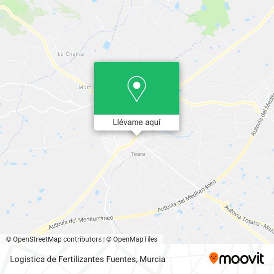 Mapa Logistica de Fertilizantes Fuentes