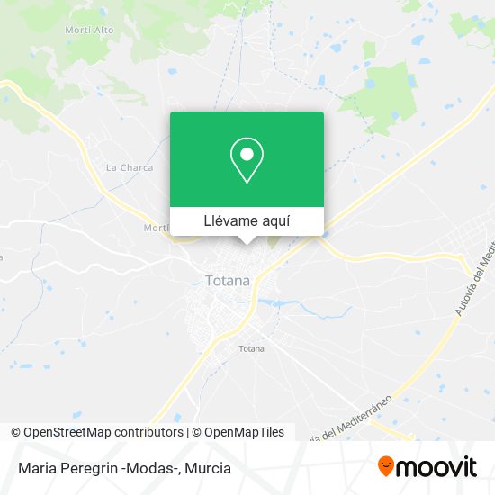 Mapa Maria Peregrin -Modas-