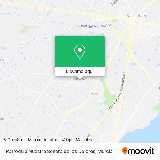 Mapa Parroquia Nuestra Señora de los Dolores