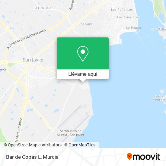 Mapa Bar de Copas L