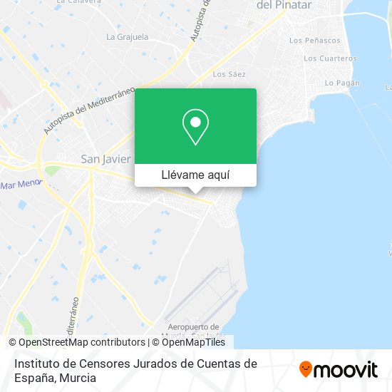 Mapa Instituto de Censores Jurados de Cuentas de España