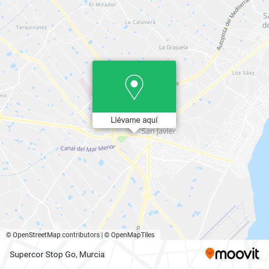 Mapa Supercor Stop Go