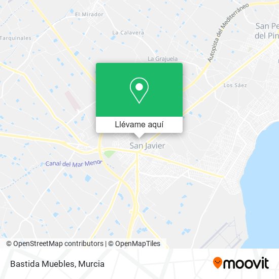 Mapa Bastida Muebles