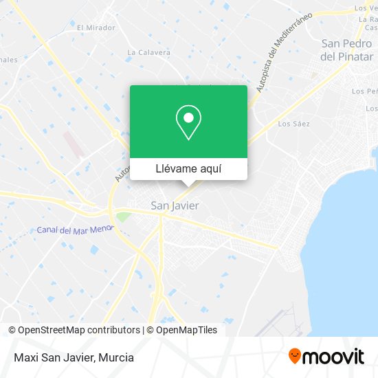 Mapa Maxi San Javier