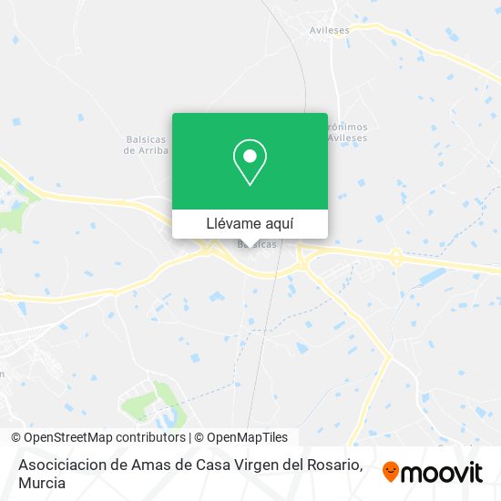 Mapa Asociciacion de Amas de Casa Virgen del Rosario
