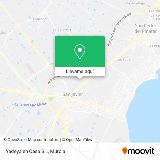 Mapa Yadeya en Casa S.L