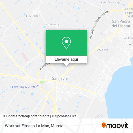 Mapa Workout Fitness La Man