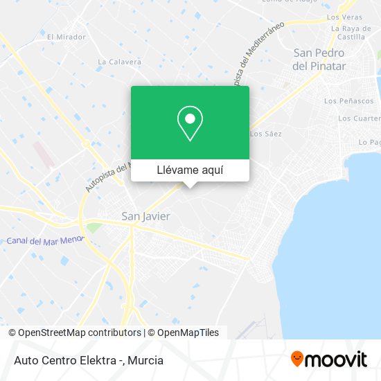 Mapa Auto Centro Elektra -
