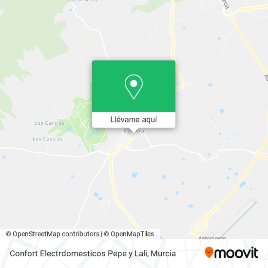 Mapa Confort Electrdomesticos Pepe y Lali