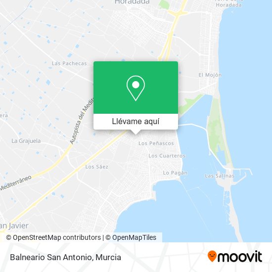 Mapa Balneario San Antonio