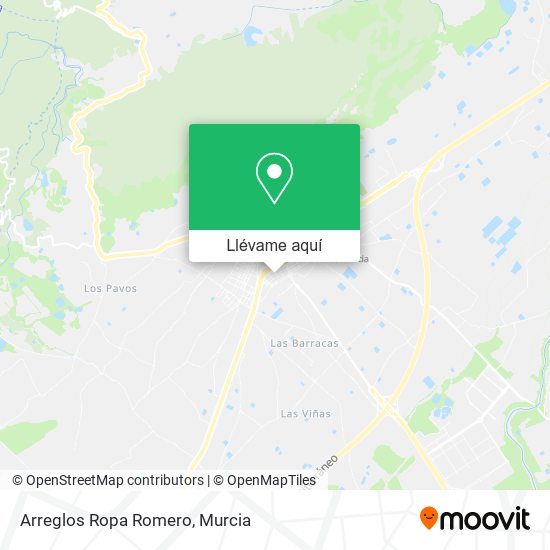 Mapa Arreglos Ropa Romero