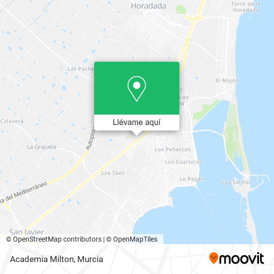 Mapa Academia Milton
