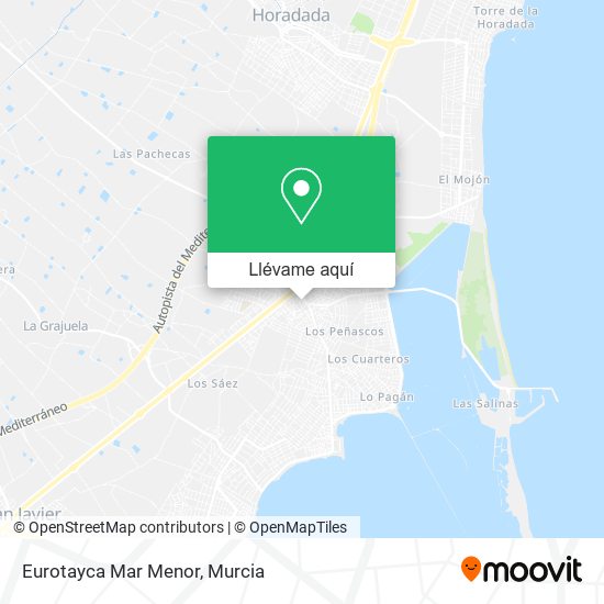 Mapa Eurotayca Mar Menor