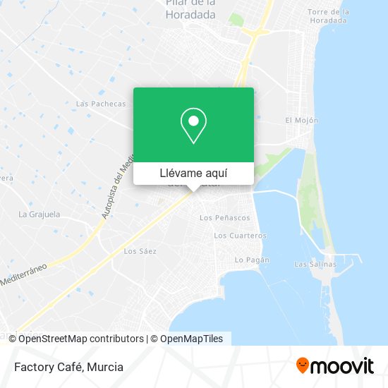 Mapa Factory Café