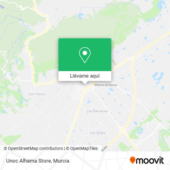 Mapa Unoc Alhama Store