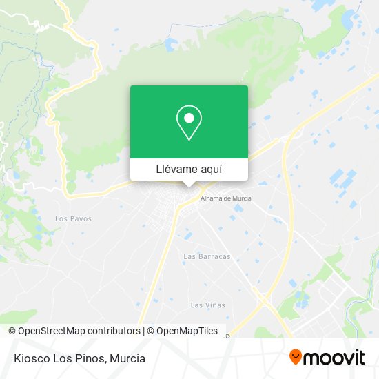 Mapa Kiosco Los Pinos