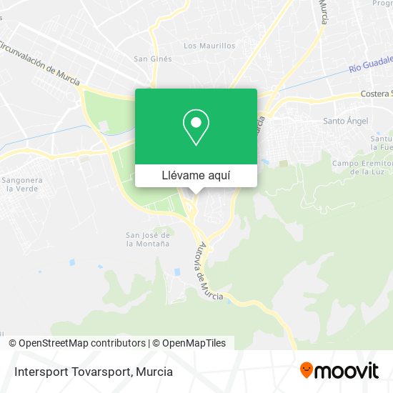 Mapa Intersport Tovarsport