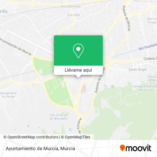 Mapa Ayuntamiento de Murcia