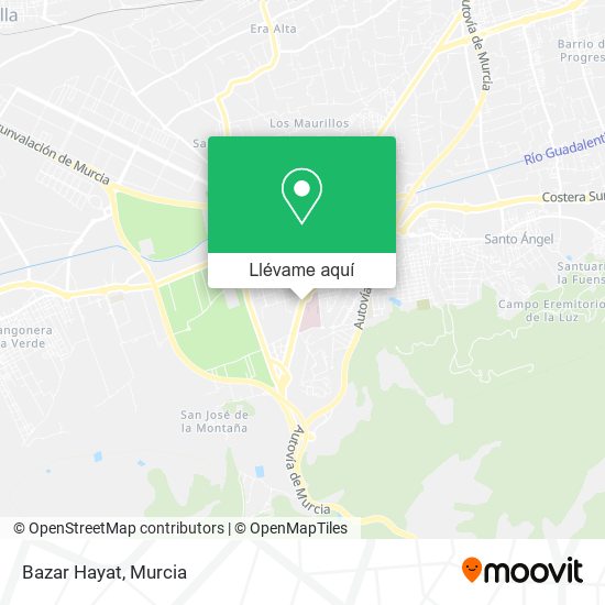 Mapa Bazar Hayat