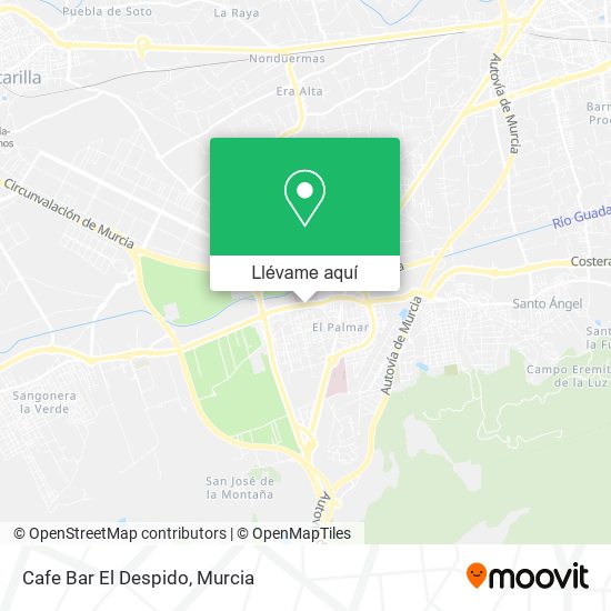 Mapa Cafe Bar El Despido