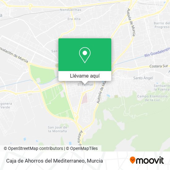 Mapa Caja de Ahorros del Mediterraneo