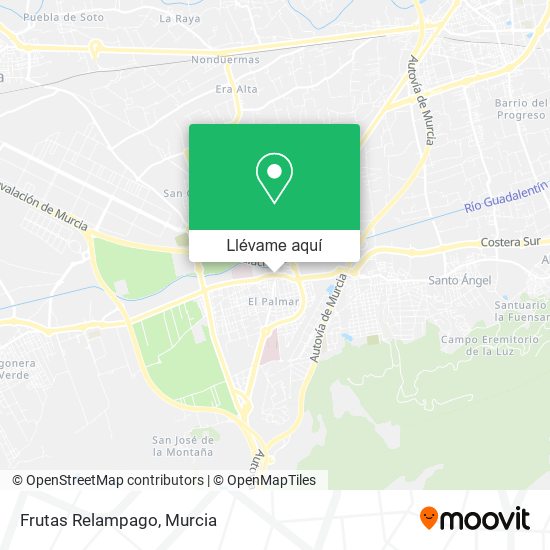 Mapa Frutas Relampago