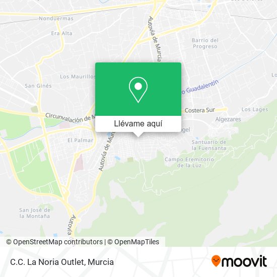 Mapa C.C. La Noria Outlet