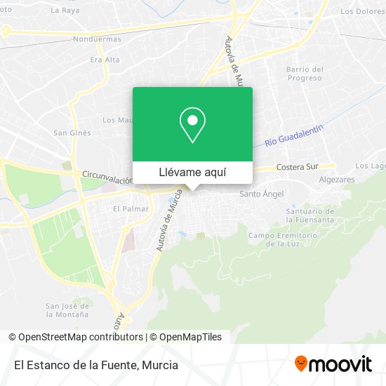 Mapa El Estanco de la Fuente