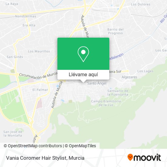 Mapa Vania Coromer Hair Stylist