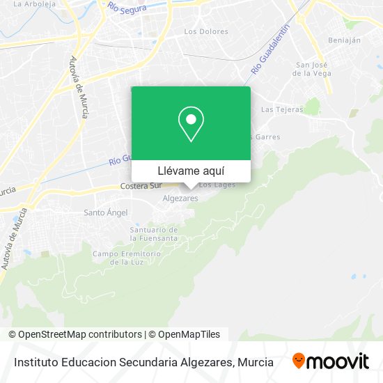 Mapa Instituto Educacion Secundaria Algezares
