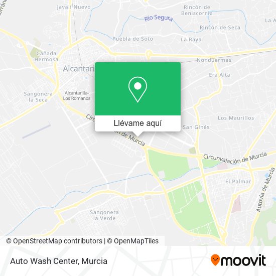 Mapa Auto Wash Center