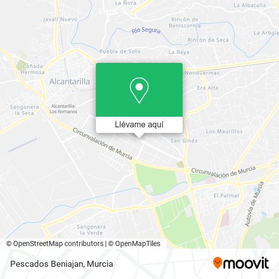 Mapa Pescados Beniajan