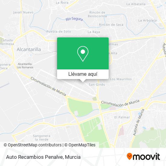 Mapa Auto Recambios Penalve