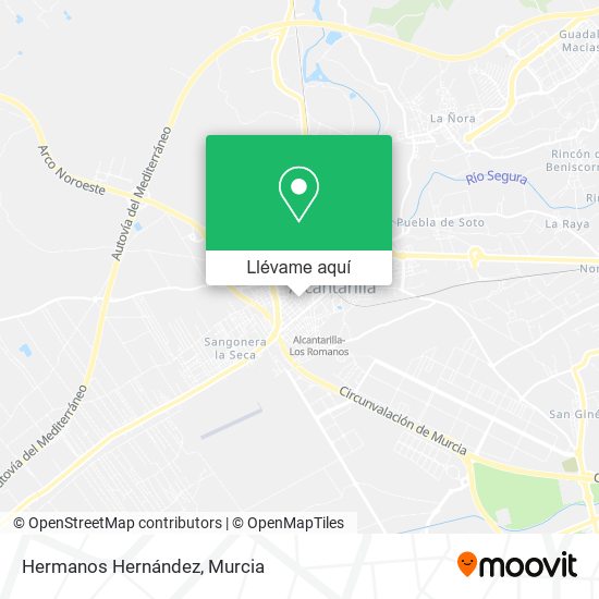 Mapa Hermanos Hernández