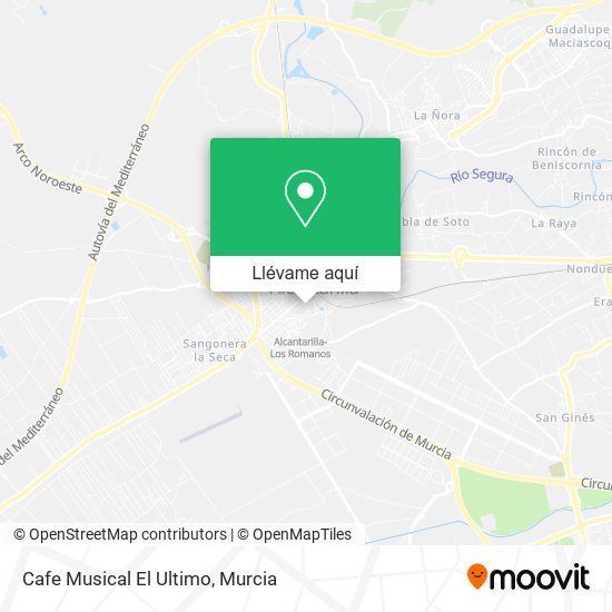 Mapa Cafe Musical El Ultimo